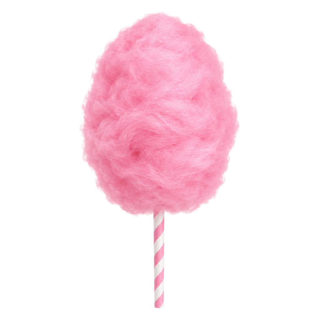 Strawberry cotton candy
