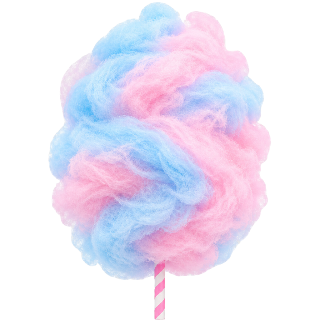 Large cotton candy
